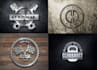 design round badge logo patch, label, stickers