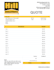 design automated invoice template in excel or google sheets