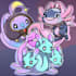 draw any funny cute kawaii animals or pets in any situation
