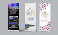 design a roll up banner, retractable banner or banner stand