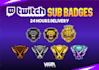 create custom twitch sub badges