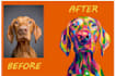 draw amazing pop art from your pet