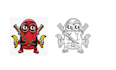 convert any image to line art vector illustration