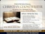 write your christian book, devotional, or sermon as a professional ghostwriter
