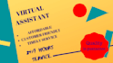 be your virtual assistant for data entry, ms office, email writing, and research