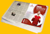 design creative newspaper ads, magazine ads, and postcard