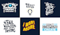 create custom typography t shirt design