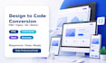 convert PSD figma xd to responsive tailwind CSS HTML website