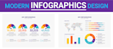 design modern infographic charts, graphs tables and diagrams
