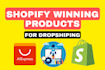 find shopify winning products for dropshipping with analysis