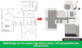 create 2d and 3d floor plans with realistic interior design