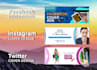 create unique social media banner