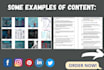 be your facebook, instagram manager and content creator