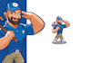 design character mascot or cartoon mascot logo