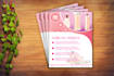 do professional minimal flyer design