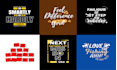 do custom, trendy, graphic, streetwear typography t shirt design