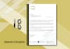 design simple and professional letterhead