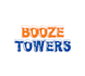 design modern booze towers logo