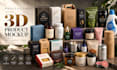 design a realistic 3d product mockup
