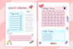 design a custom, editable planner, journal in canva