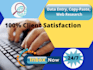 do data entry, copy paste, web research