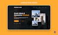 design PSD website mockup, landing page