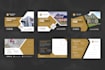 create a modern and simple postcard design for your business
