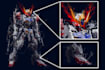 draw gundam, gunpla, mecha, robot with scribble art style