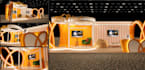 booth exhibition stands in 3d design