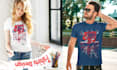design trendy bulk custom tshirts for amazon or teespring