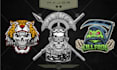 draw tactical, warrior ,or military themed illustrations