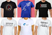 make typography and simple graphic t shirt design