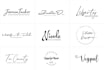 design photography watermark or signature logo
