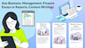 write quality essays on any topic