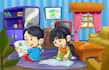 design children book illustration and children story book cover