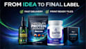 design modern product label for bottle, jar, pouch or box