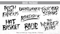hand drawn scene emo punk lettering logo