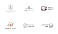 do modern minimalist line art logo design