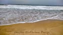 write your birthday wish on the beach as video