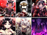 draw dark anime style art illustration