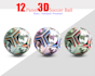 design soccerball with 2d and 3d presentions