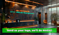 design virtual studio background in 2 hours