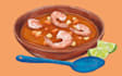 make a realistic food illustration in my style