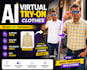 do ai virtual clothing try on for ecommerce and fashion brands