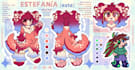 draw a reference sheet for your furry character