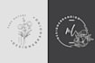 design hand drawn botanical boho, boho, vintage logo