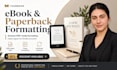proofread and format your ebook and paperback for amazon KDP