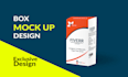 create 3d box mockup design