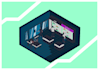 create modern isometric illustrations and build illustration