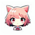 do cute anime logo for you